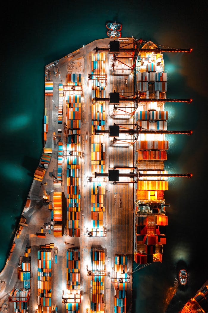 Logistics worker checking inventory in a warehouse